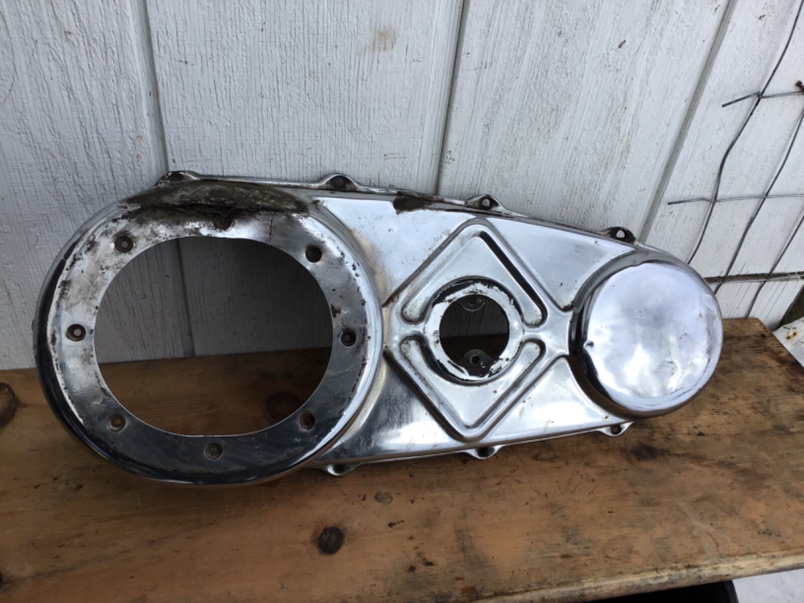 Harley Davidson Panhead Knucklehead Shovelhead Primary Cover FOR PARTS???