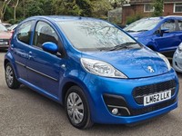 2012 Peugeot 107 1.0 Active 5dr HATCHBACK PETROL Manual