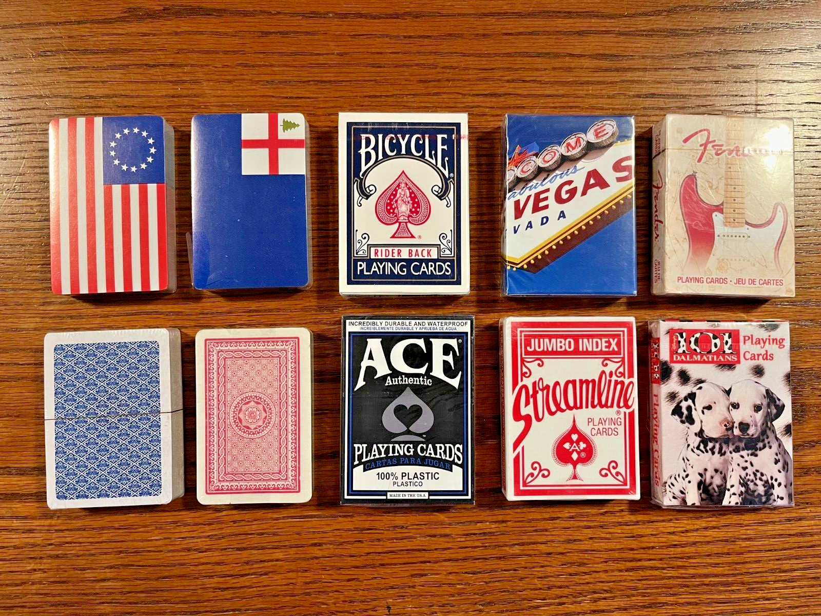 Vintage/Modern Playing Card Lot (10 Decks) ~ Complete With