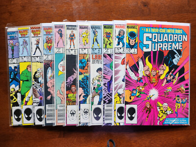 Squadron Supreme #1-7, 9-12 (1985 1st Series)