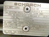 Boge Kompressor Schorch Motor Elektromotor 45Antriebseinheit 380/660V 2955/min Boge Kompressor 01.01.1992... Vorschau 7