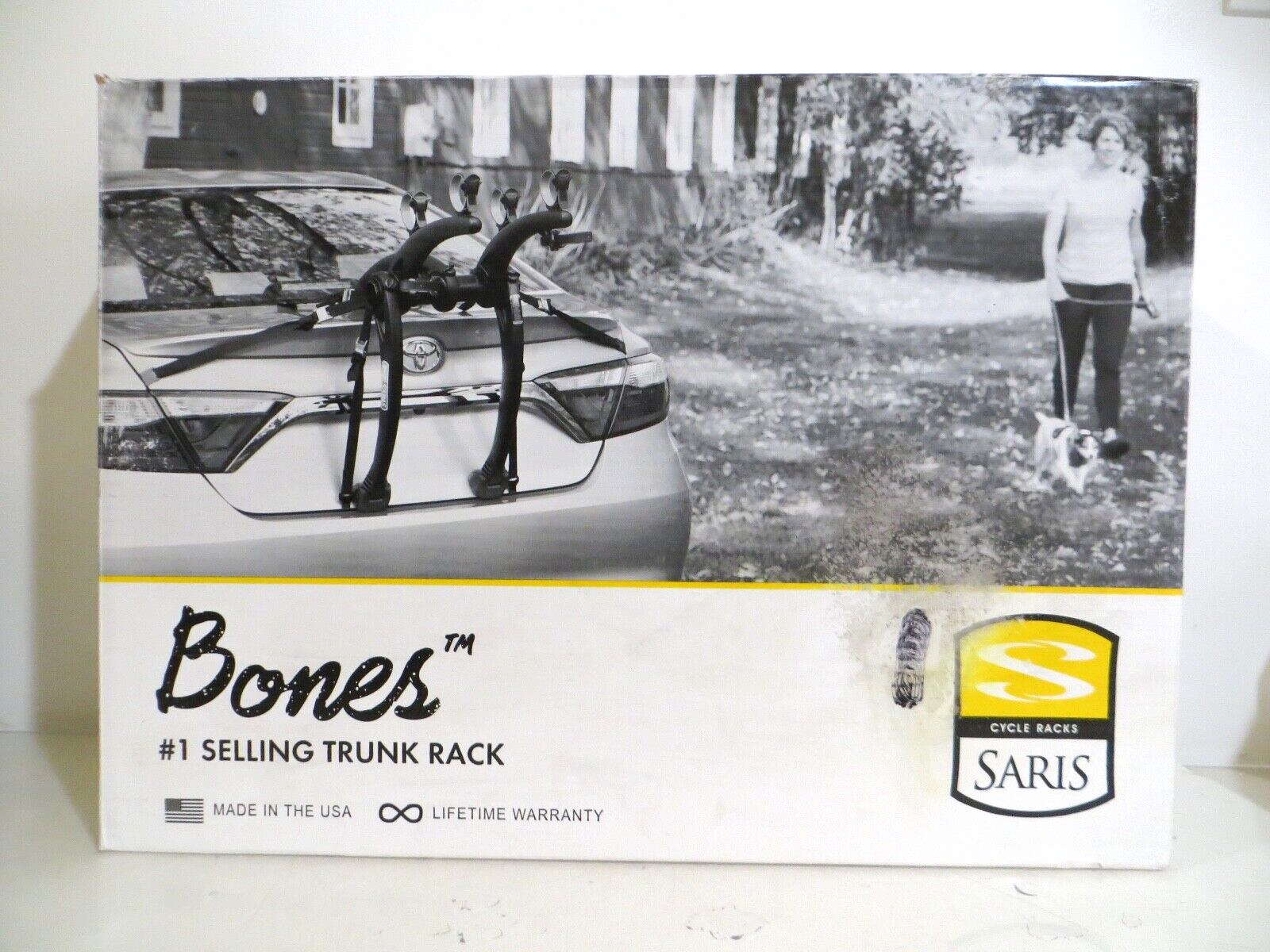 Saris Bones 2-Bike Car Trunk Rack #805 Grey Bicycle Carrier