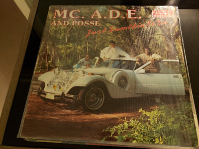 MC A.D.E AND POSSE JUST SOMETHING TO DO 4 SIGHT RECORDS 1987 STRONG VG MIAMIBASS