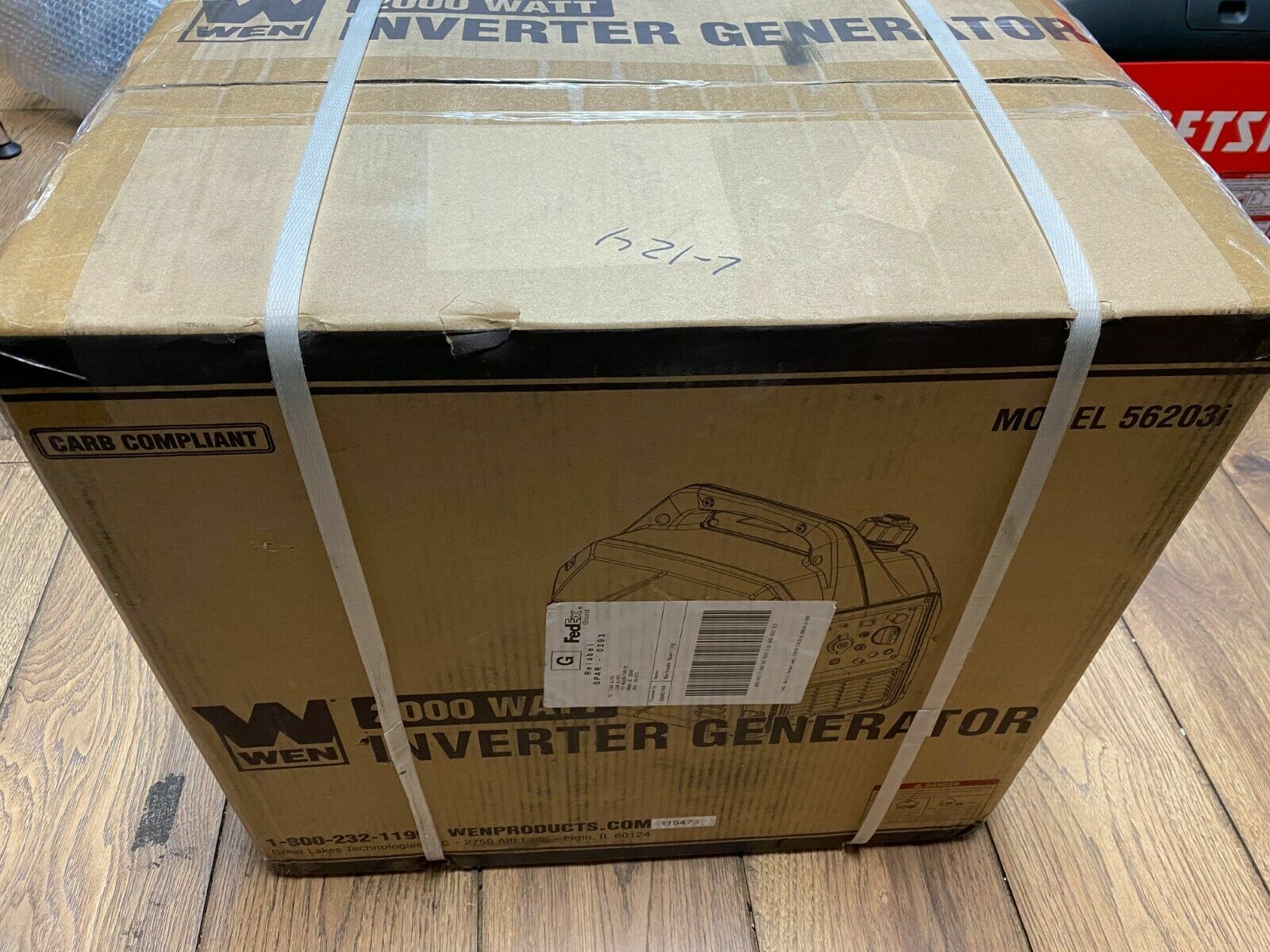 WEN 56203i Super Quiet 2000-Watt Portable Inverter Generator with Fuel Shut Off