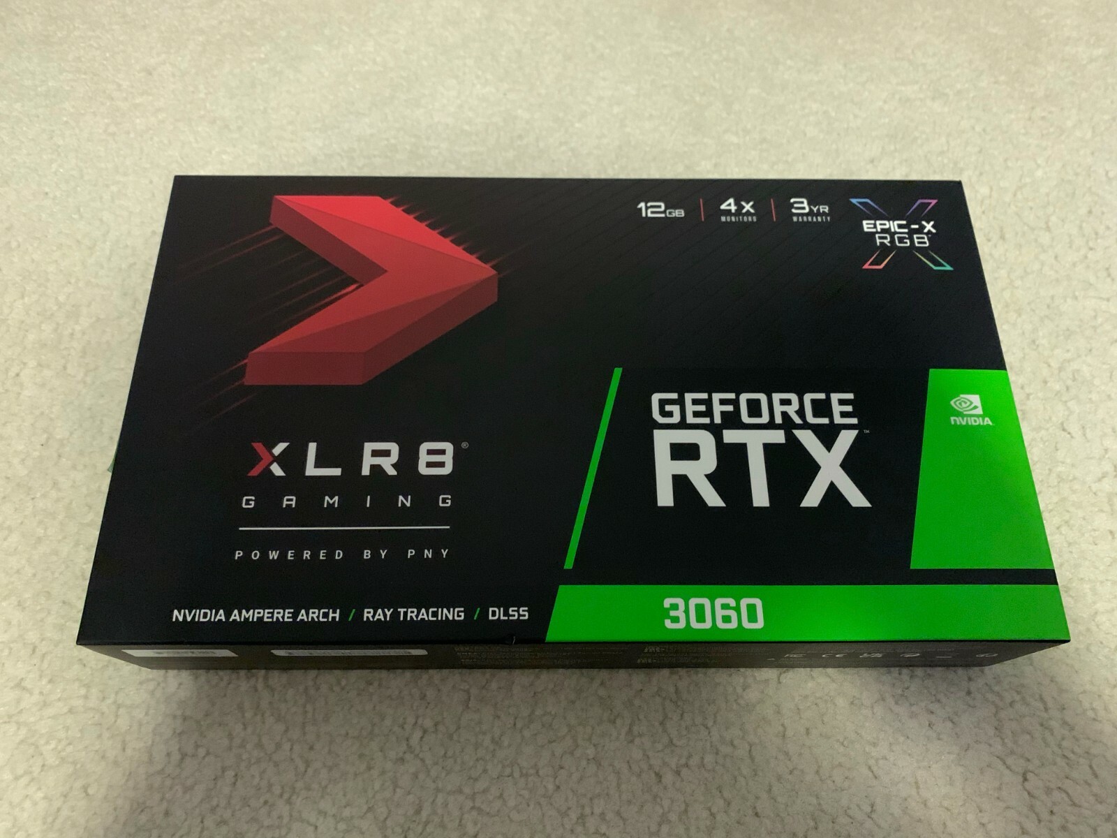 Купить Видеокарта PNY GeForce RTX 3060 12GB XLR8 Gaming Revel epic/x ...