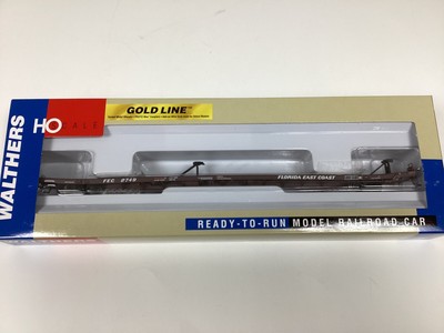 HO Walthers Gold Line 932-40808 FEC TTWX All Purpose Flat Car FEC 2749 New