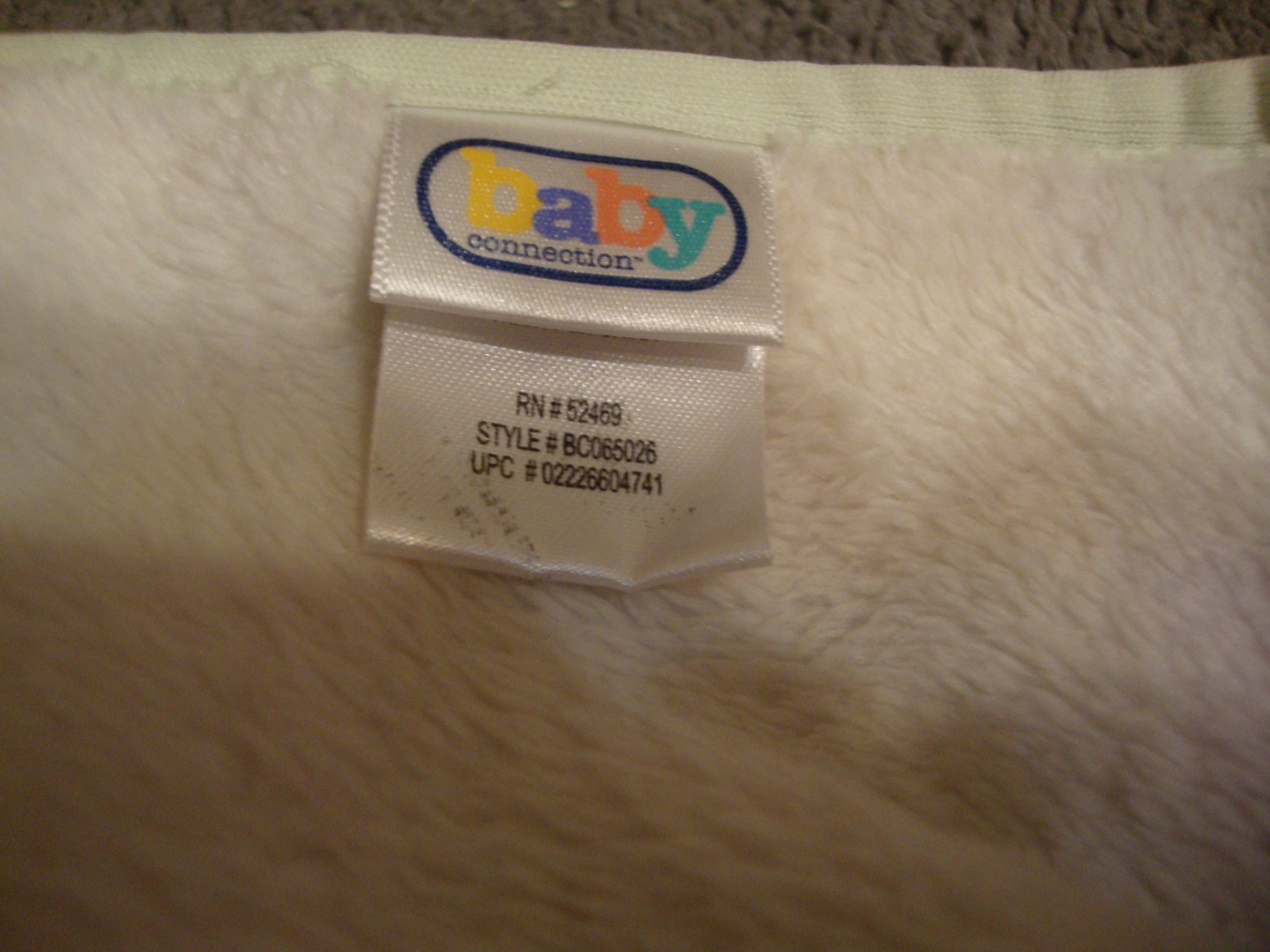 BABY Connection Infant Blanket Pink Green Yellow Blue Squares Duck Bear      179