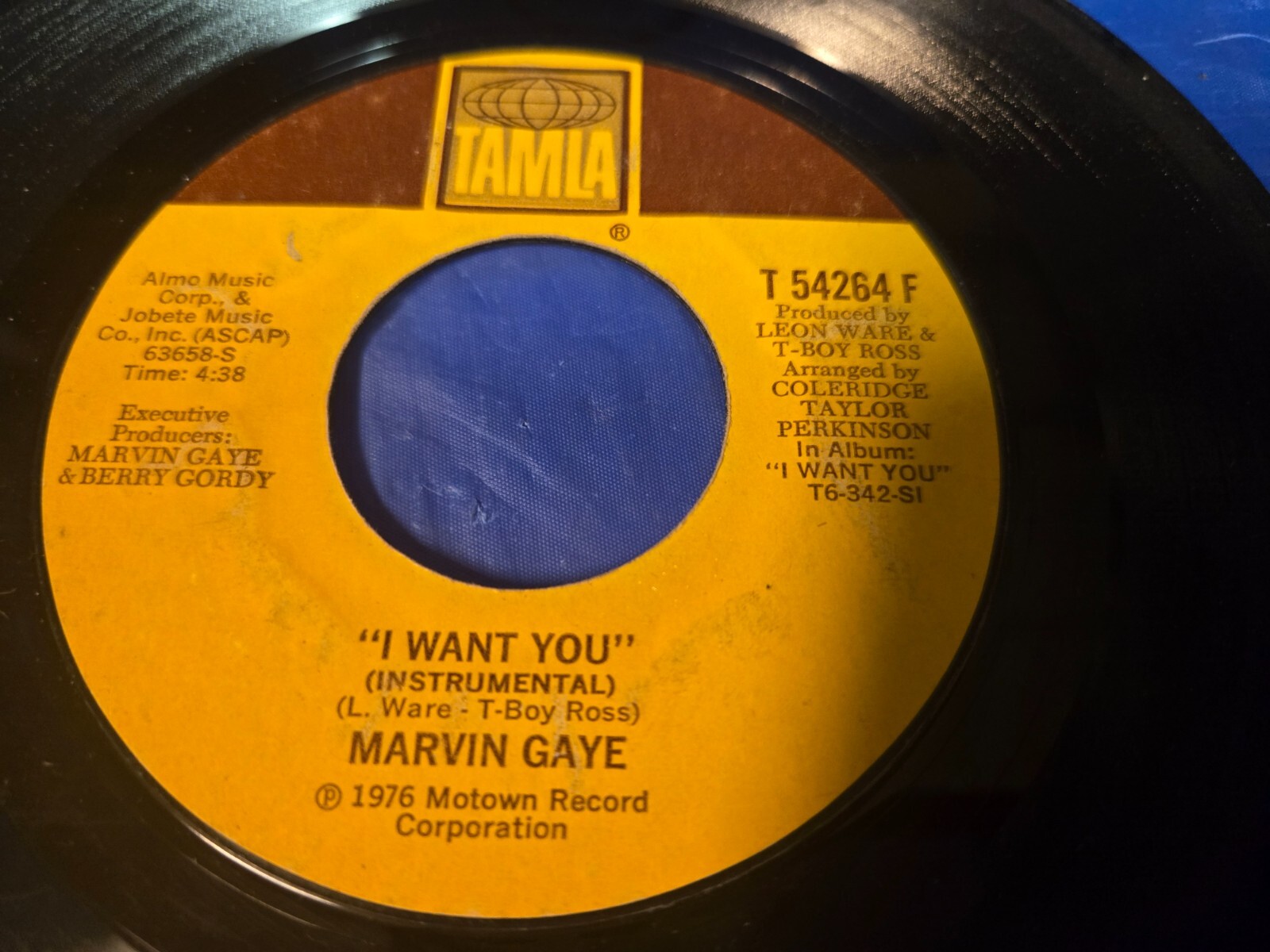 【7インチ】MARVIN GAYE - I Wanna Be Where You マーヴィン・ゲイとリオン・ウェアの「I Wanna Be Where You Are
