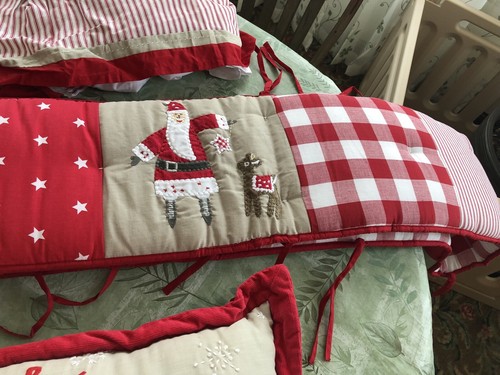 Pottery Barn Kids Christmas Crib Bedding