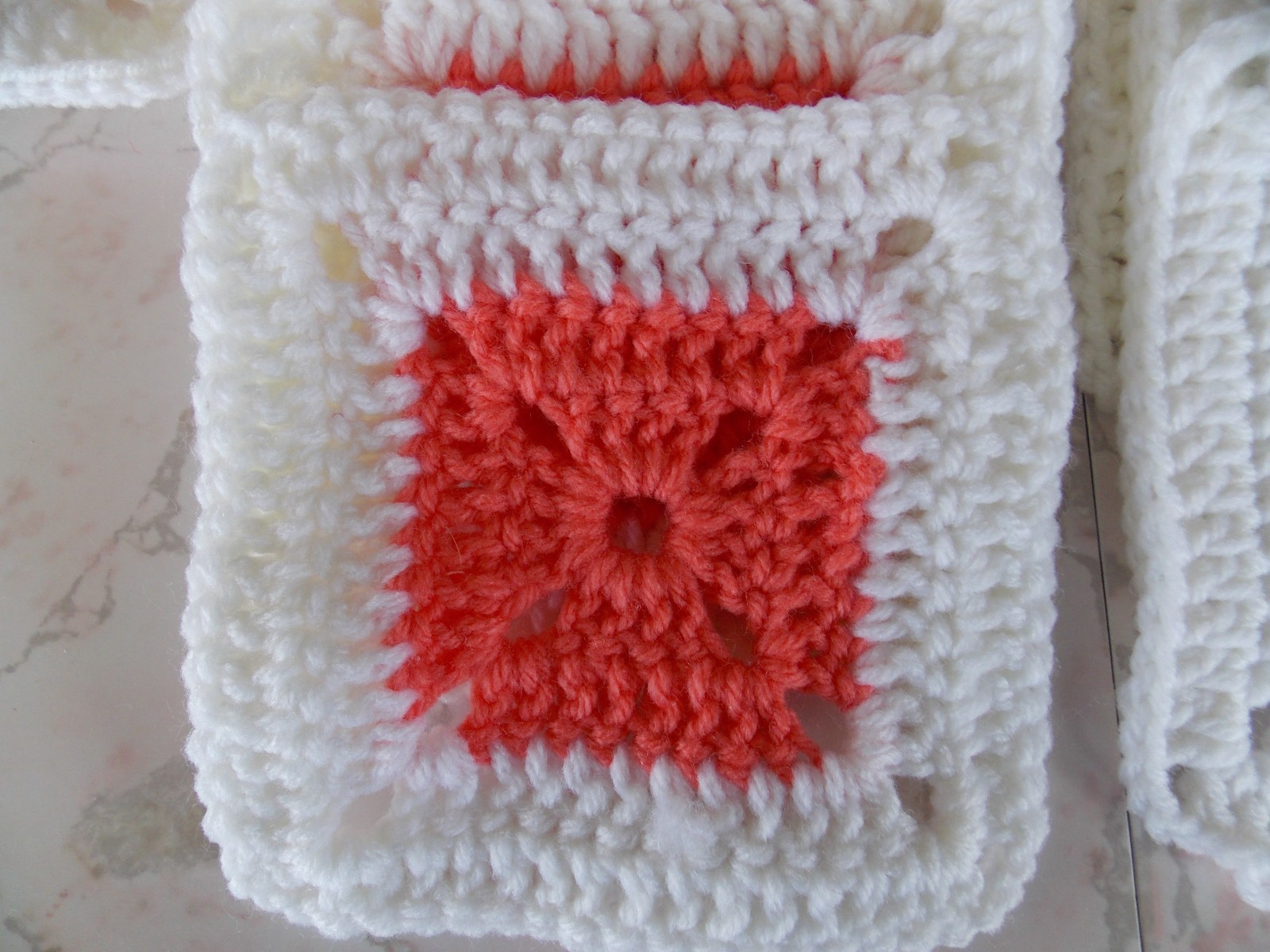 34 Vintage Granny Squares Blocks for Afghans Multi Colored