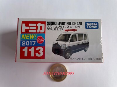 TOMICA TAKARA TOMY N° 113 - SUZUKI EVERY POLICE CAR  au 1/57 °