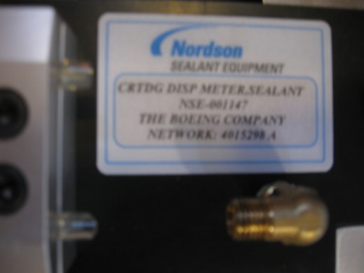 Nordson Sealant Cartridge Dispensing Metering Applicator Pump System JetStream