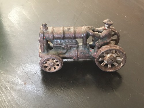 Vintage Cast Iron Tractor