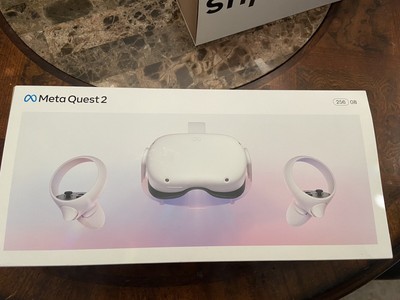 Meta Oculus Quest 2 256GB VR Headset Bundle With Carrying Case + Elite Strap