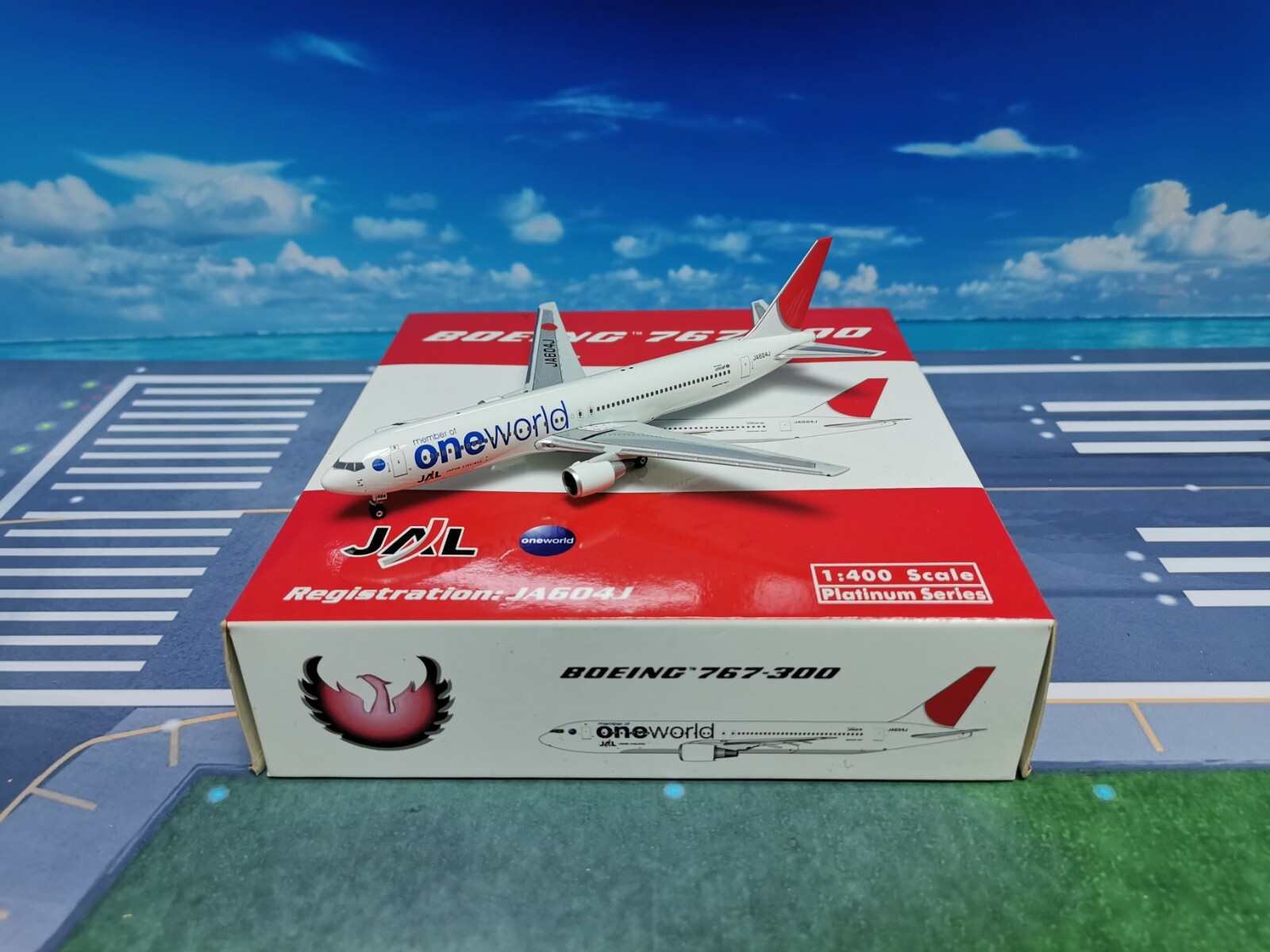 Phoenix 1:400 JAL 日本航空 B767-300 JA621J Phoenix 1:400 JAL 日本航空 B767-300 JA621J JAL B767-300ER
