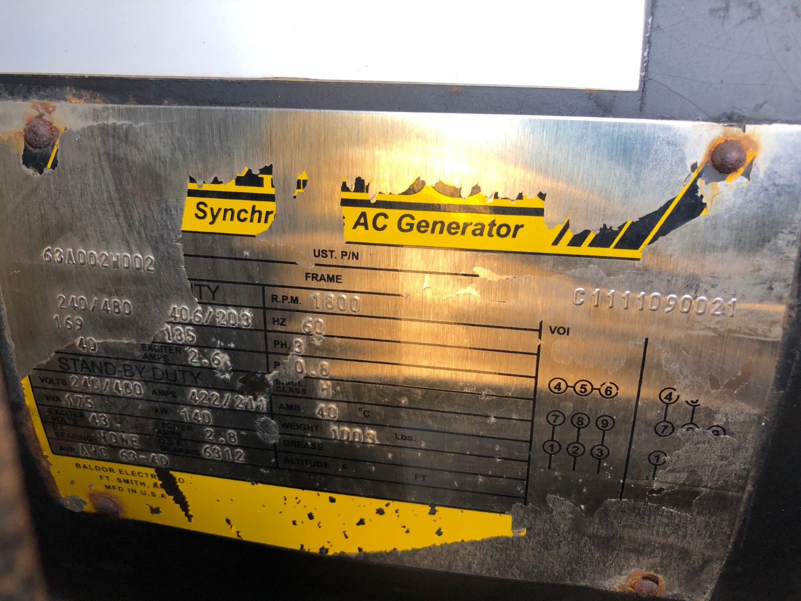 2011 Aggreko Generator carrier. 150kw