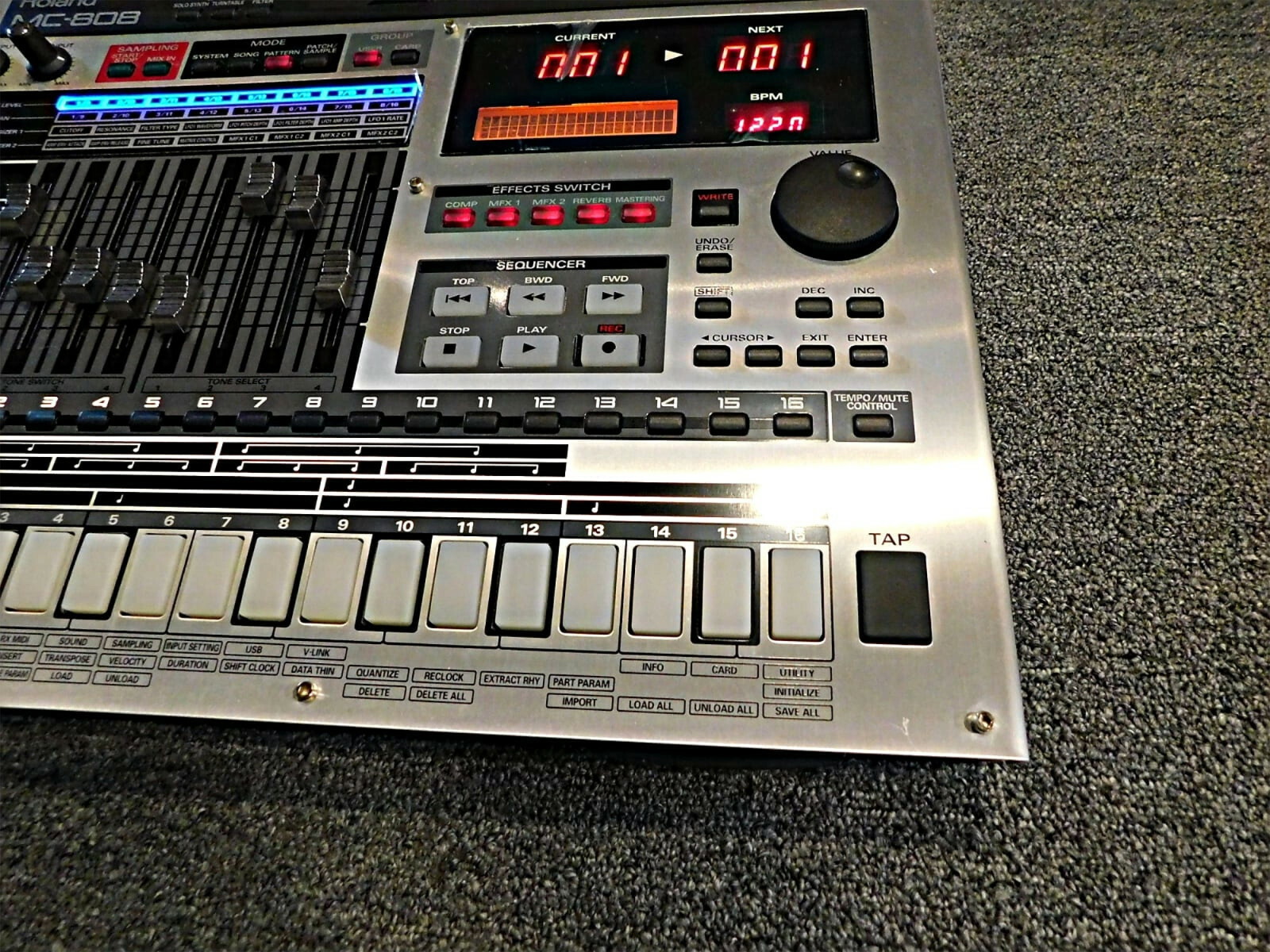 Roland MC-808 Groovebox Drum Machine and Sampler