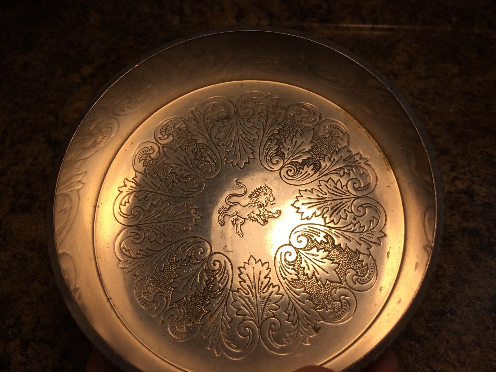 Vintage Silver Coin Holder ~ Trinket Holder ~ Tarnish Protected