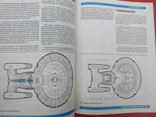 STAR TREK Next Generation TECHNICAL MANUAL - 183 Page Softcover Book