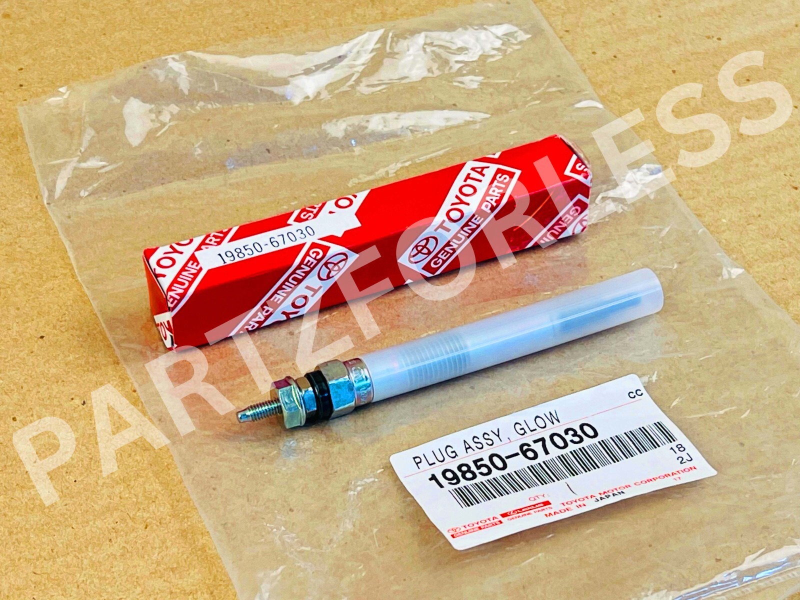 you　青ぼっくり 19850-67030 TOYOTA GENUINE PLUG ASSY, GLOW 1985067030 NEW