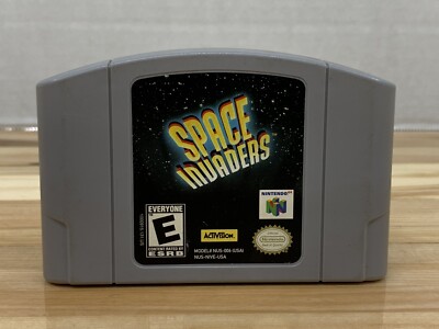 Space Invaders 64 (Nintendo 64, 1999) AUTHENTIC! Tested & Working!