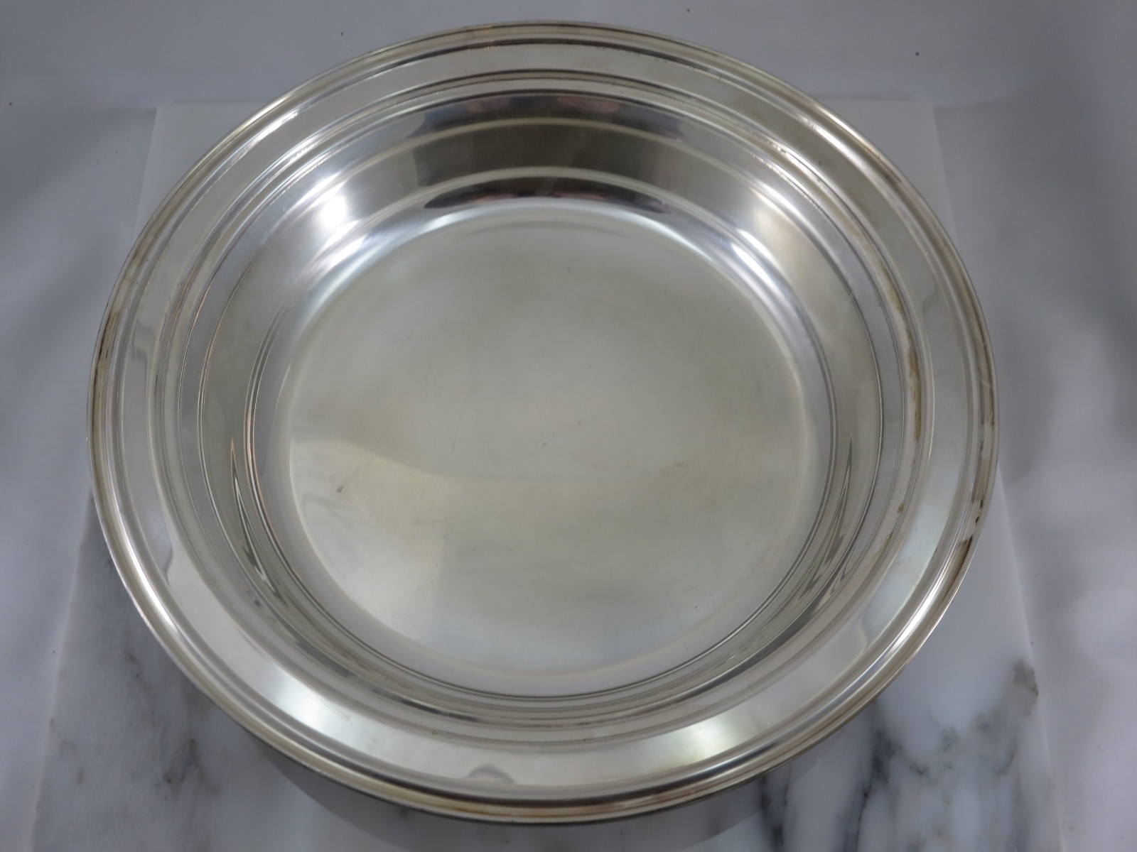 VINTAGE TROPHY PLATE TRAY SILVERPLATE 1960s Country Club 10.75