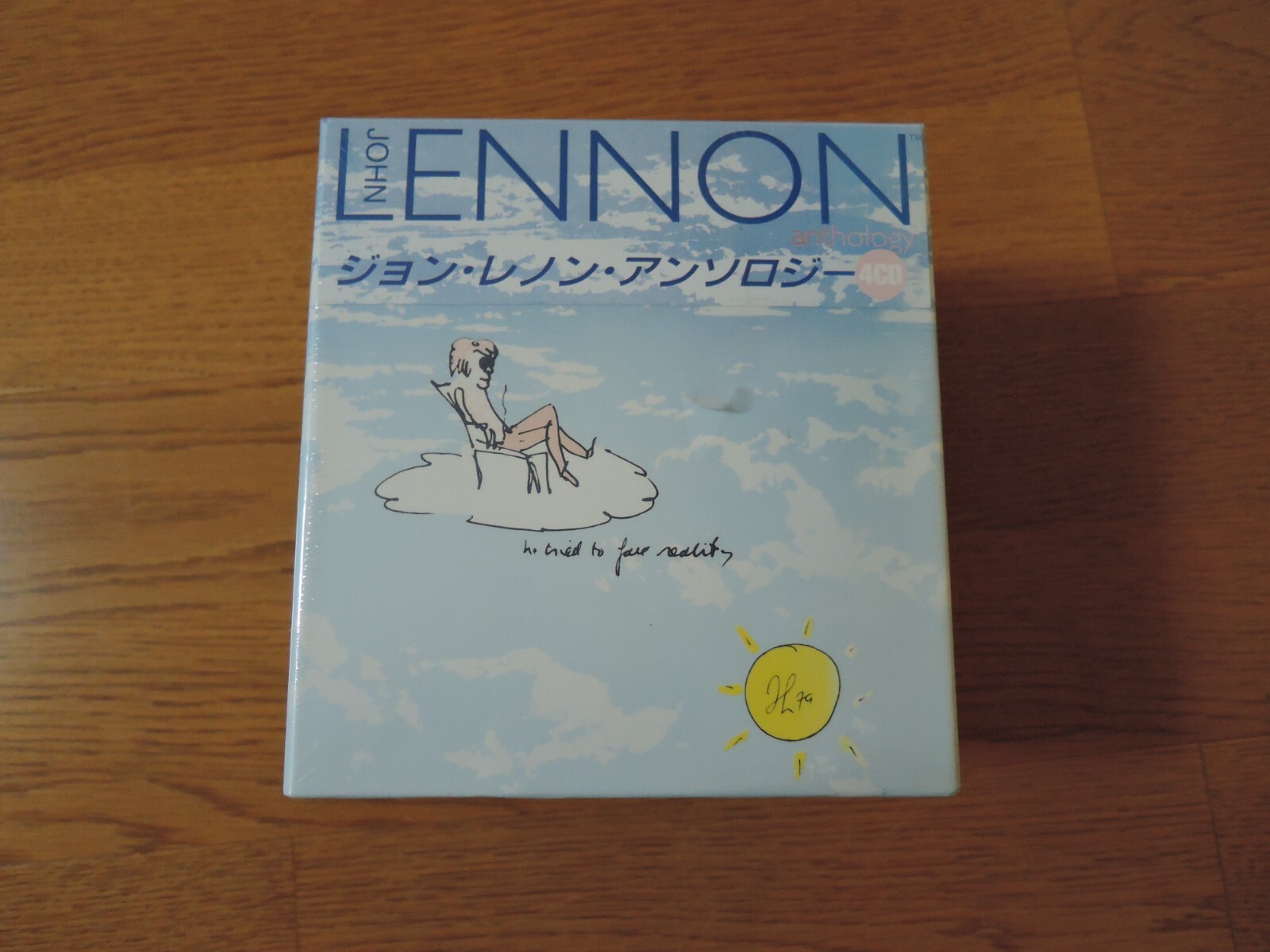 ジョン・レノン アンソロジー 4CD・BOOKボックス&ステッカー付 John Lennon Anthology 4CDs Japan Factory Sealed The Beatles