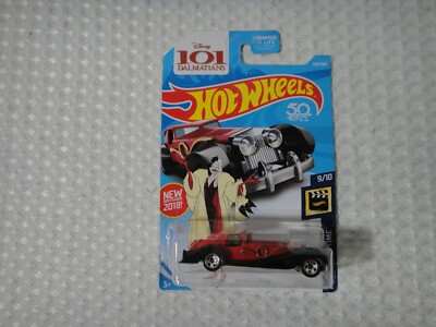 2019 Hot Wheels Disney 101 Dalmatians Cruella De Vil Screen Time 343/365