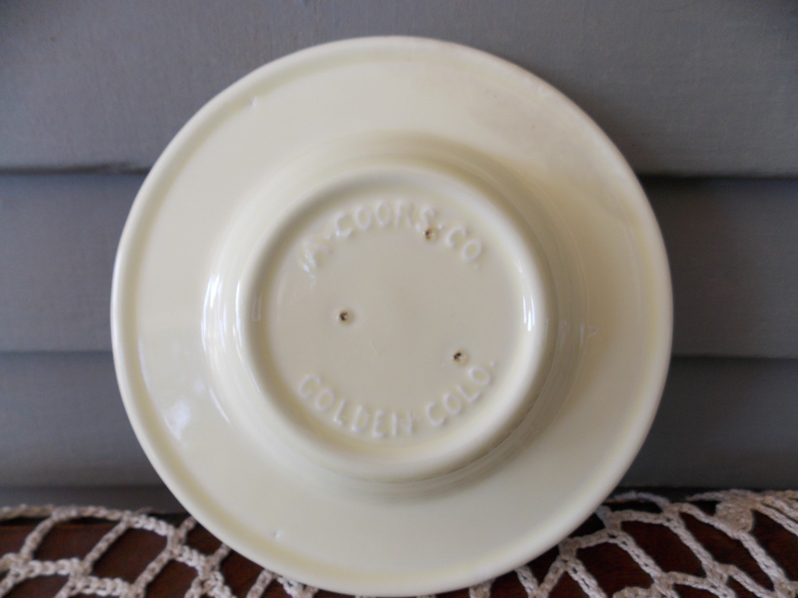 Vintage Ceramic Round Ashtray Coors Beer Advertising America's Fine Light Beer