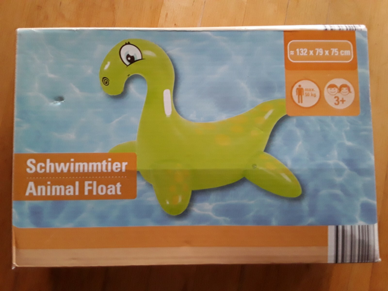XXL Riesen Dino Wasserspielzeug Schwimmtier Aufblasbar Party Wasser Grün
