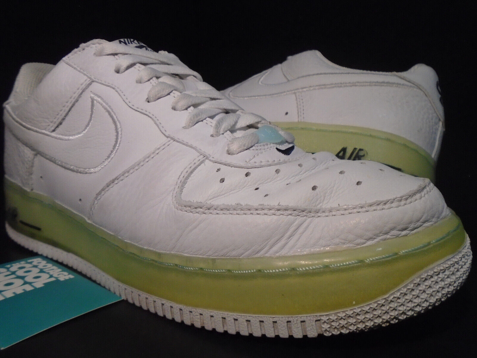 2005 NIKE AIR FORCE 1 LOW ICE CUBE PACK WHITE OBSIDIAN BLUE 2005 NIKE AIR FORCE 1 LOW ICE CUBE PACK WHITE OBSIDIAN BLUE