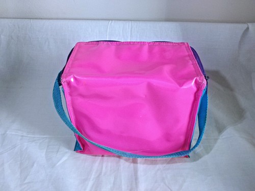 Vintage 80s Lisa Frank Lunch Bag Puppies Violet And Velvet Lunchbox Soft Box Dog