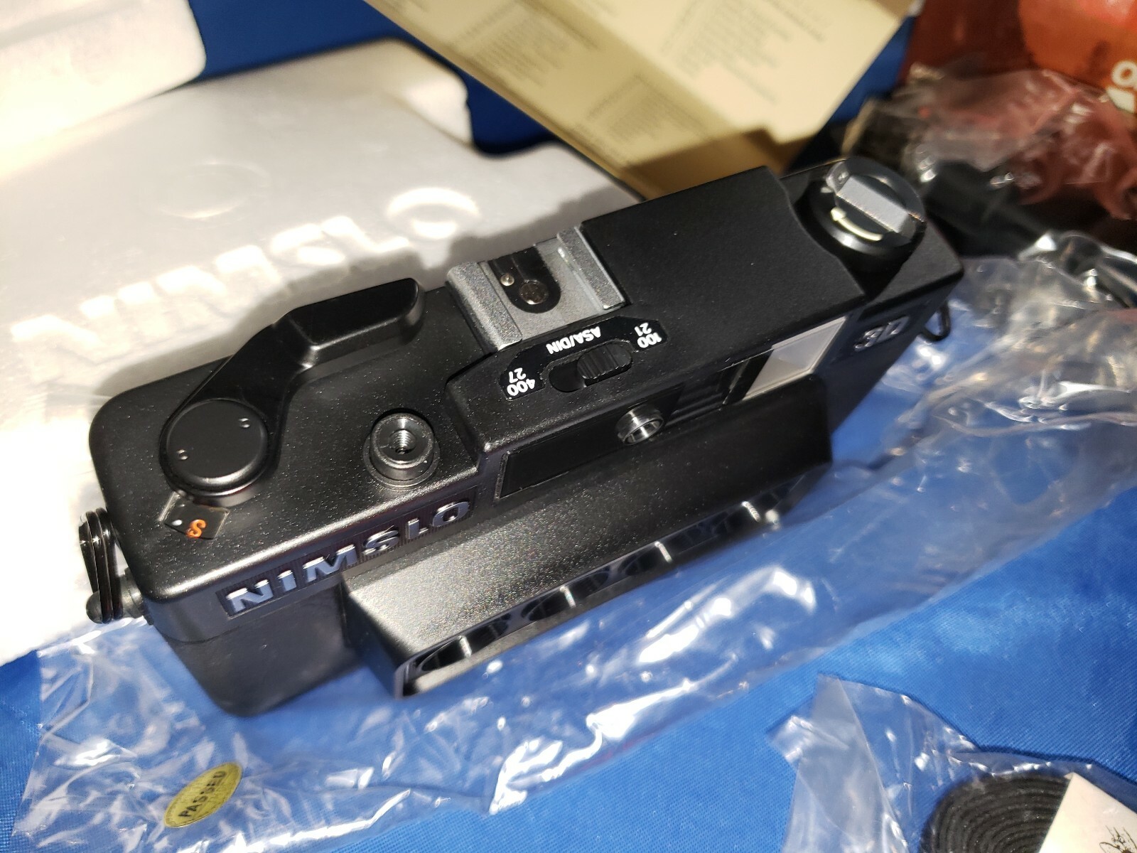 NOS 1982 NIMSLO 35mm 3D CAMERA Quadra Lens System & Opti-Lite Flash NEW IN BOXES