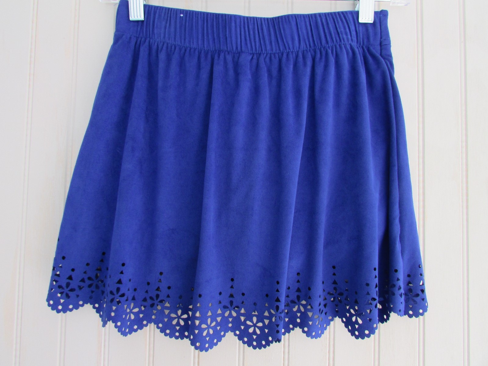 Justice Skirt Blue Built In Shorts Girls Size 10