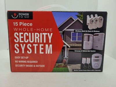 Security System Whole Home  Protection by Action Products Power to Go 15 Piece