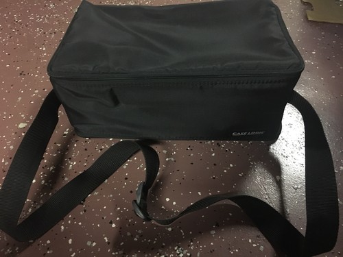 Vintage Case Logic 60 Cassette Tape Storage Grey Nylon Carrying Case