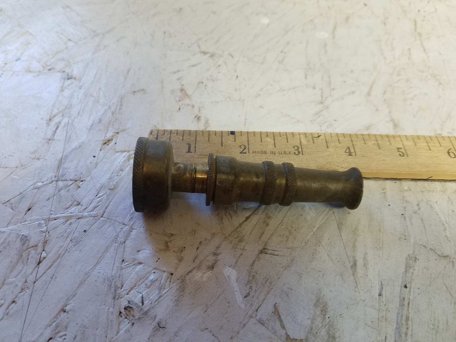 Vintage solid Brass Hose Water Garden Nozzles Steampunk ITALY