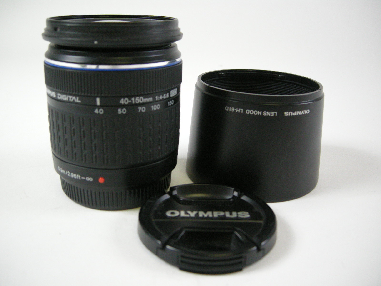 Olympus 40-150mm f4-5.6 Zuiko Digital Lens w/ Hood