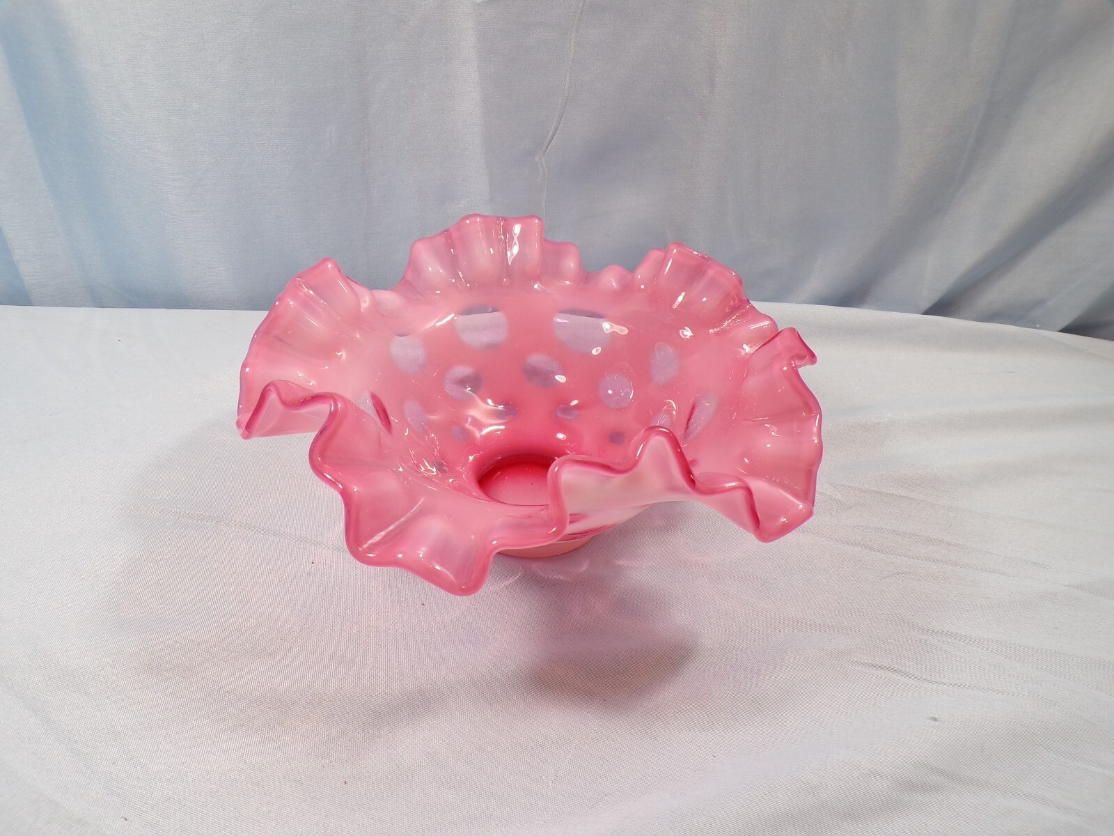花瓶・フラワースタンド VINTAGE FENTON COIN DOT BOWL VINTAGE FENTON COIN DOT BOWL 花瓶・フラワースタンド