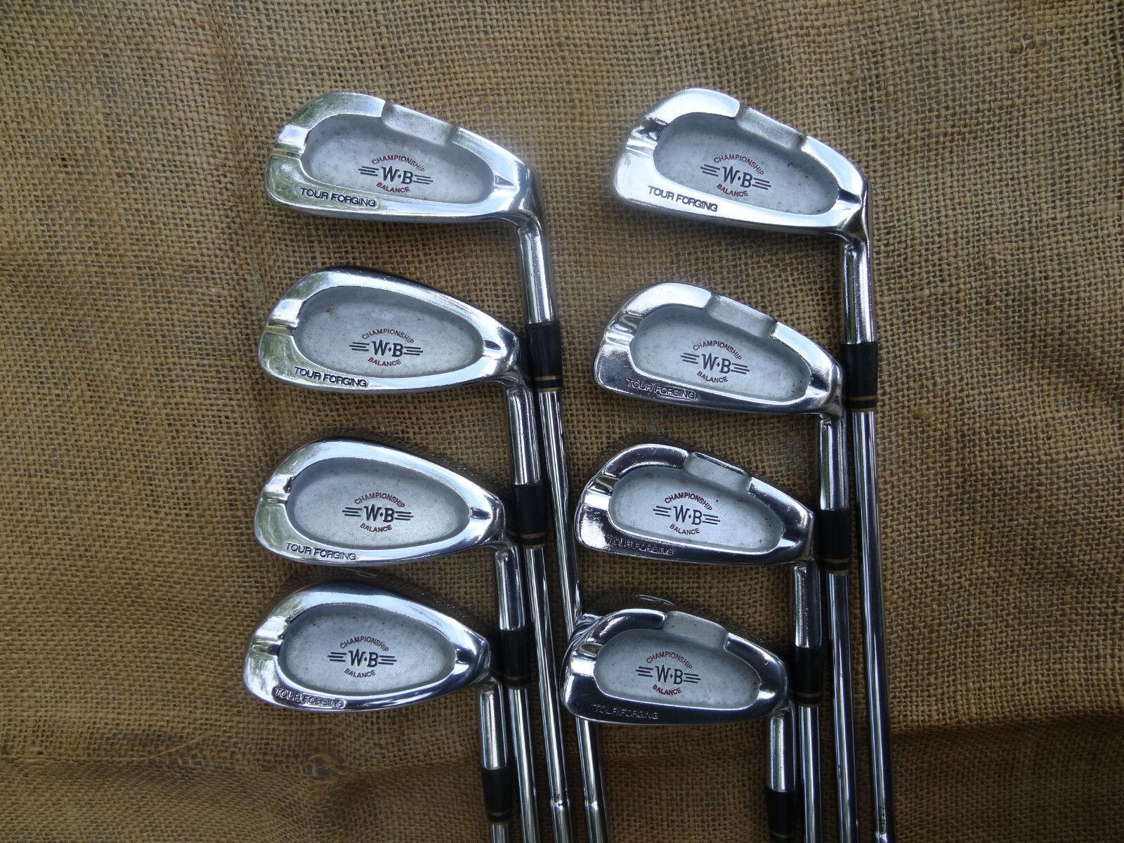Wood Bros W•B CHAMPIONSHIP BALANCE Tour Forging 3-PW Iron