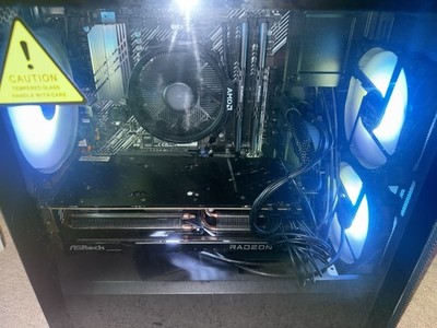 ASRock Gaming PC Radeon Graphics High-Performance RGB Lighting