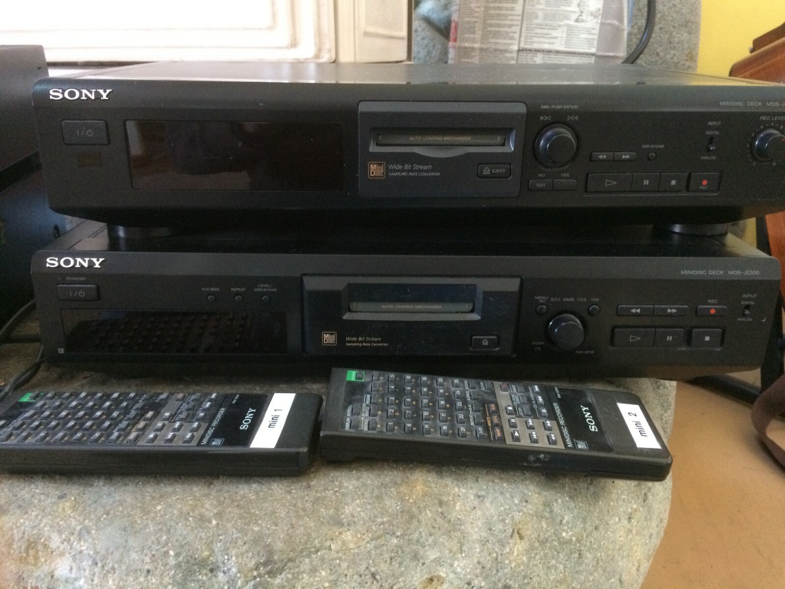 4 Pro Sony Minidisc Mini Disc Recorder Decks MDS-302 MDS-JE330 MDS-JE320
