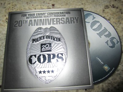 COPS 20th Anniversary Emmy DVD 3 Episodes 2007-08 Original  best Reality TV show