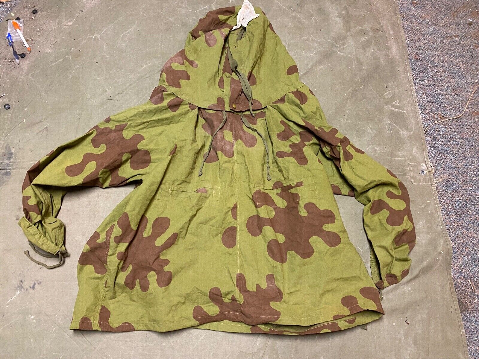 WWII SOVIET RUSSIAN AMEBA SPRING CAMO COMBAT FIELD SMOCK WWII SOVIET RUSSIAN AMEBA SPRING CAMO COMBAT FIELD SMOCK