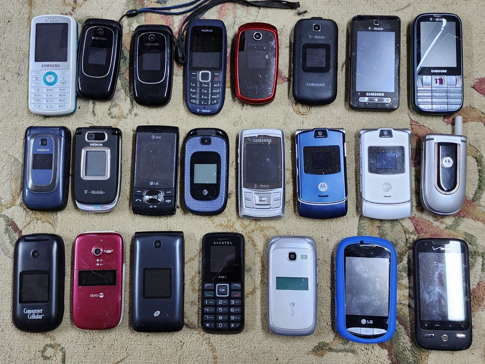 S Samsung Lg Motorola Htc Alcatel Etc Sold As Is F6.5