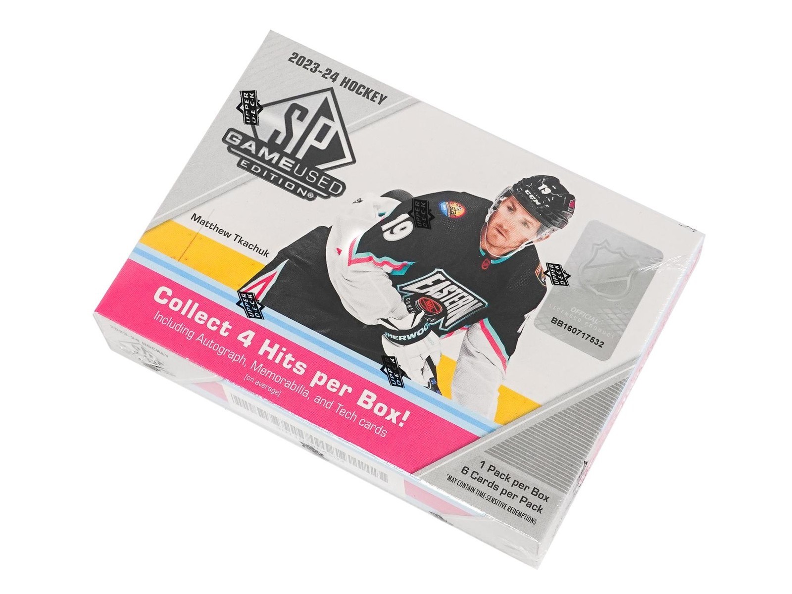 2023-24 Upper Deck SP Game Used Hockey Factory Sealed Hobby Box