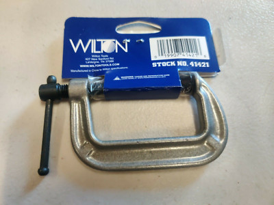 Wilton 41421 140 Series C-Clamp, 0'' - 2'' Jaw Opening, 1-1/8'' Throat Depth