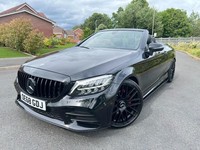 Mercedes-Benz C-Class 2018 Black Auto 2.0 C220d AMG Line Cabriolet 2dr Diesel