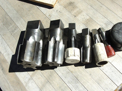 6 Pc Large Pipe Taps Assorted Greenfield Ridgid VG