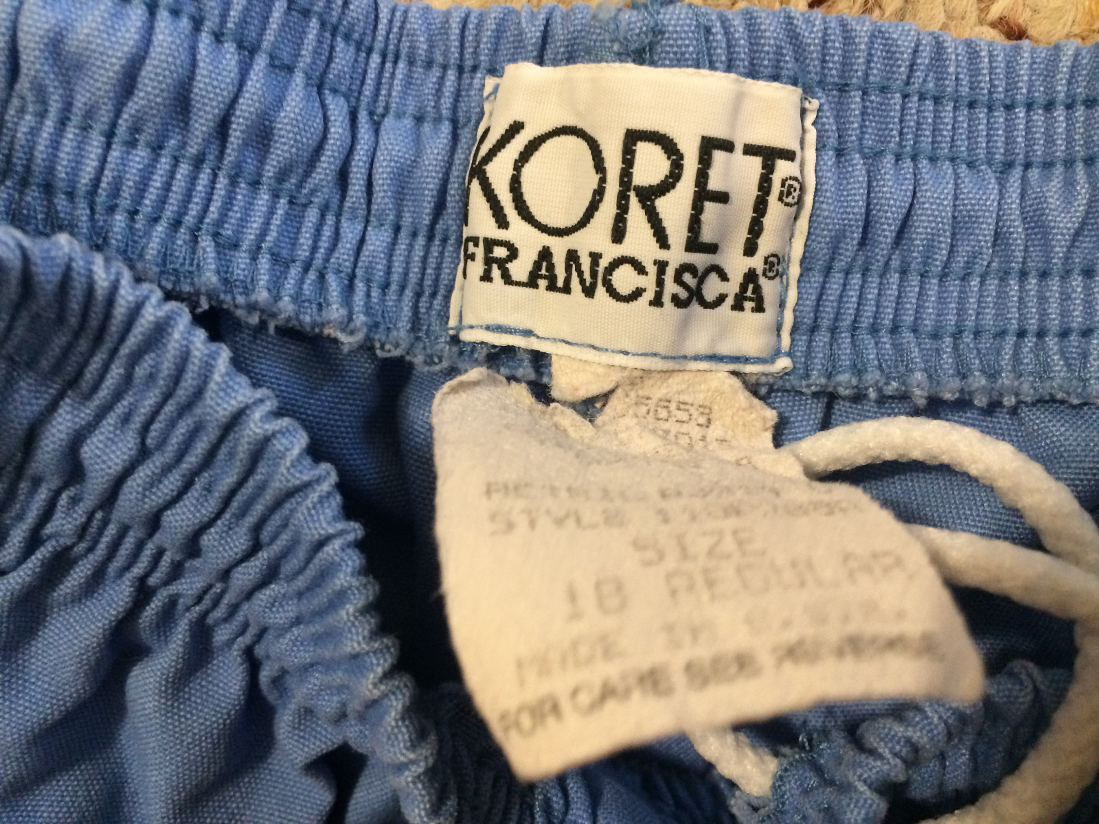 Light Blue Scrubs Bottom Pants Koret Francisca Regular 18